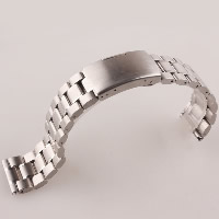 Watch Bands, Stainless Steel, different size for choice, original color, Sold By Strand