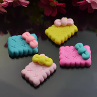 Mobile Phone DIY Decoration, Polymer Clay, mixed colors, 22x30mm, 50PCs/Bag, Sold By Bag