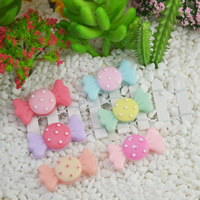 Mobile Phone DIY Decoration, Resin, Bowknot, mixed colors, 15x30mm, 50PCs/Bag, Sold By Bag