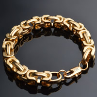 Brass Bracelet 18K gold plated lead & cadmium free 9mm Sold Per Approx 8 Inch Strand