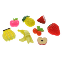 Food Resin Cabochon flat back & mixed - Sold By Bag