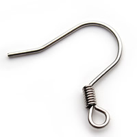 Stainless Steel Hook Earwire, original color, 20x18mm, Hole:Approx 2mm, 10PCs/Bag, Sold By Bag