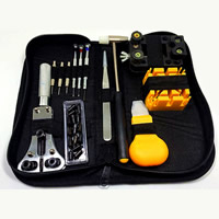 Watch Repair Tool Set Non-woven Fabrics with Plastic & Stainless Steel plated Sold By Set
