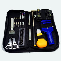 Watch Repair Tool Set Non-woven Fabrics with Plastic & Stainless Steel plated Sold By Set