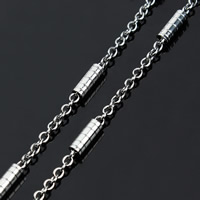 Stainless Steel Oval Chain, original color, 2x3mm, 2m/Bag, Sold By Bag
