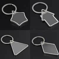 Bag Purse Charms Keyrings Keychains Zinc Alloy with iron ring & Stainless Steel plated 60-90mm Sold By Bag