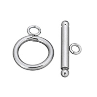 Stainless Steel Toggle Clasp Donut original color Sold By Set