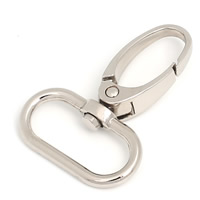 Zinc Alloy Lobster Swivel Clasp platinum color plated lead & cadmium free 45.3mm Approx 25.5mm Sold By Bag