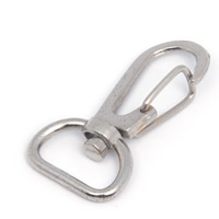 Zinc Alloy Lobster Swivel Clasp antique silver color plated lead & cadmium free 37.1mm Approx 12.7mm Sold By Bag