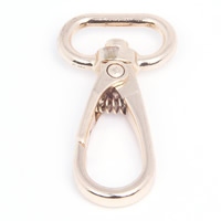 Zinc Alloy Lobster Swivel Clasp rose gold color plated lead & cadmium free 41.3mm Approx 15.9mm Sold By Bag