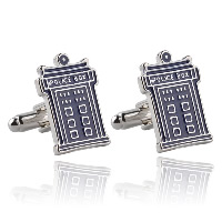 Cufflinks, Tibetan Style, silver color plated, with letter pattern & for man & enamel, nickel, lead & cadmium free, 15x22mm, Sold By Pair