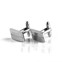 Cufflinks, Tibetan Style, Rectangle, silver color plated, for man, nickel, lead & cadmium free, 11x20mm, Sold By Pair