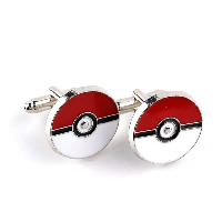 Cufflinks, Tibetan Style, Flat Round, silver color plated, for man & enamel, nickel, lead & cadmium free, 21x21mm, Sold By Pair