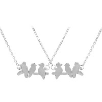 Cink Alloy nakit ogrlice, s 1.9lnch Produžetak lanac, Ptica, srebrne boje pozlaćen, ovalni lanac & za žene, nikal, olovo i kadmij besplatno, 31x16mm, Prodano Per Približno 19.6 inčni Strand