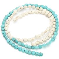 Turquoise Beads, Heart, more colors for choice, 8x8mm, Hole:Approx 1.5mm, Approx 48PCs/Strand, Sold Per Approx 15.5 Inch Strand