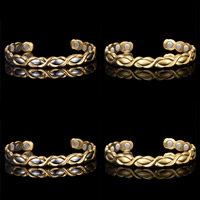 Brass Cuff Bangle plated hygienical lead & cadmium free 8mm Inner Approx 55mm Length Approx 6.5 Inch Sold By PC