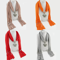 Polyester Long Pendant Scarf with Zinc Alloy Butterfly plated for woman nickel lead & cadmium free Sold By Strand