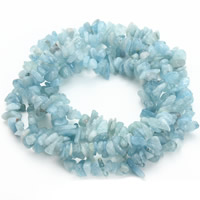 Aquamarine Beads Chips March Birthstone 5-8mm Approx 1.5mm Approx Sold Per Approx 31 Inch Strand