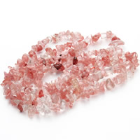 Cherry Quartz Beads, Nuggets, 5-8mm, Hole:Approx 1.5mm, Approx 120PCs/Strand, Sold Per Approx 31 Inch Strand