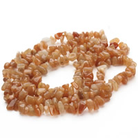 Red Aventurine Beads, Nuggets, 5-8mm, Hole:Approx 1.5mm, Approx 120PCs/Strand, Sold Per Approx 31 Inch Strand