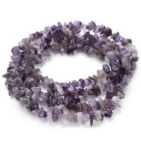 Natural Amethyst Beads, Nuggets, 5-8mm, Hole:Approx 1.5mm, Approx 120PCs/Strand, Sold Per Approx 31 Inch Strand
