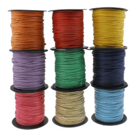 Nylon Koord, Gewaxt Hemp Cord, met kunststof spoel, meer kleuren voor de keuze, 2mm, Ca 80yards/spool, Verkocht door spool