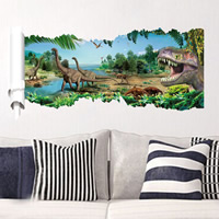 3D Wall Stickers, PVC Plastic, 90cm, Sold By PC