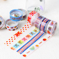 Decorative Tape Plastic mixed 36mm  Sold By Bag