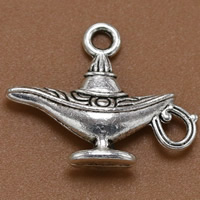 Zinc Alloy Tool Pendants Teapot antique silver color plated lead & cadmium free Approx 1.5mm Sold By Bag