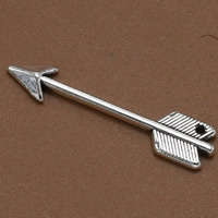 Zinc Alloy Tool Pendants Arrow antique silver color plated lead & cadmium free Approx 1.5mm Sold By Bag