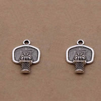 Tibetan Style Pendants, antique silver color plated, lead & cadmium free, 20x15mm, Hole:Approx 1-1.5mm, 200PCs/Bag, Sold By Bag