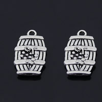 Zinc Alloy Tool Pendants barrel antique silver color plated lead & cadmium free Approx 1-1.5mm Sold By Bag