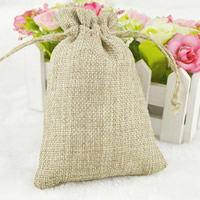 Linen Drawstring Pouches Sold By Bag