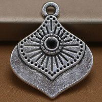 Tibetan Style Pendants, antique silver color plated, lead & cadmium free, 18x22mm, Hole:Approx 1.5mm, 100PCs/Bag, Sold By Bag