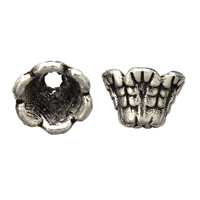 Zinc Alloy Bead Cap antique silver color plated nickel lead & cadmium free Approx 1mm Sold By Lot