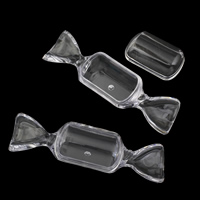 Smykker Perler Container, Plastic, Slik, 83x22x24mm, 10pc'er/Bag, Solgt af Bag