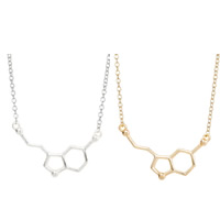Brass Necklace Chemistry Molecular plated oval chain nickel lead & cadmium free 450mm Sold Per Approx 17.5 Inch Strand