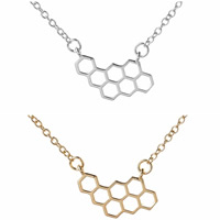Messing Halskette, Chemie Molecular, plattiert, Oval-Kette, keine, frei von Nickel, Blei & Kadmium, 450mm, verkauft per ca. 17.5 ZollInch Strang
