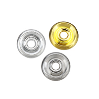 Brass Spacer Beads Flat Round plated nickel lead & cadmium free Approx 1.5mm Sold By Lot
