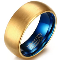 Tungsten Steel Ring for Men , plated, different size for choice & brushed & for man & two tone, 8mm, Sold By PC