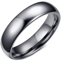 Tungsten acél Finger Ring, Volfrám acél, különböző méretű a választás & a nő, az eredeti szín, 4mm, Által értékesített PC