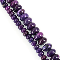 gefärbte Jade Perle, Rondell, verschiedene Größen vorhanden, violett, verkauft per ca. 15.5 ZollInch Strang