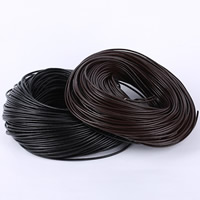 Cowhide Cord, more colors for choice, 2mm, Approx 90m/Lot, Sold By Lot