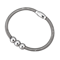 Stainless Steel Jewelry Bracelet, with 1lnch extender chain, for woman, original color, 8.5x10x10mm, 5mm, 19.5x9x9mm, Sold Per Approx 8.5 Inch Strand
