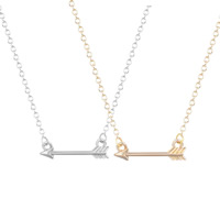 Unisex náhrdelník, Zinek, s železný řetěz, Šipka, oválný řetězu, více barev na výběr, olovo a kadmium zdarma, 45cm, Prodáno za Cca 17.5 inch Strand