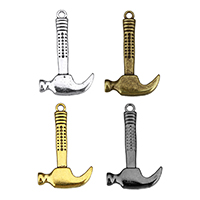Zinc Alloy Tool Pendants hammer plated nickel lead & cadmium free Approx 2.5mm Sold By Lot