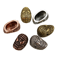 Tibetan Style Jewelry Beads, plated, more colors for choice, nickel, lead & cadmium free, 9x14x8mm, Hole:Approx 1.5mm, 200PCs/Lot, Sold By Lot