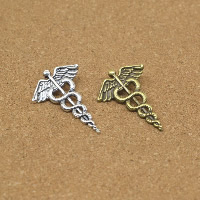 Tibetan Style Animal Pendants, Snake, plated, more colors for choice, nickel, lead & cadmium free, 20x28x5mm, Hole:Approx 2mm, 100PCs/Lot, Sold By Lot