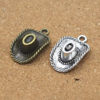 Zinc Alloy Hat Pendants plated nickel lead & cadmium free Approx 1.5mm Sold By Lot