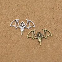 Zinc Alloy Animal Pendants Bat plated nickel lead & cadmium free Approx 1.5mm Sold By Lot